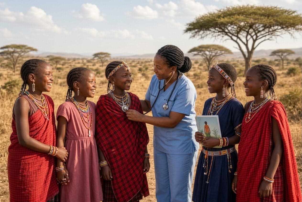 Healthcare outreach and community wellness support in Kajiado